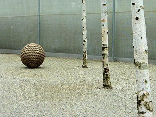 rope around sphere Zen garden