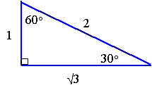 30-60 degree triangle