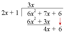 Division of polynomials