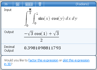 double integral