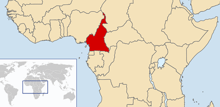 Map of Cameroon