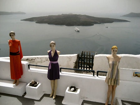 mannequins at Santorini