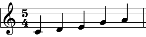 pentatonic scale