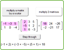 Matrices interactive applet