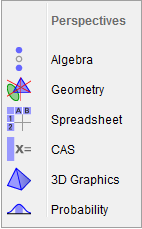 3D interface in GeoGebra