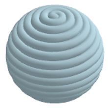 spherical spiral from the side