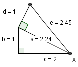 Triangle - sqrt 6