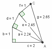 Triangle - sqrt 7