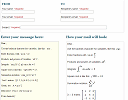 Send an email containing math symbols