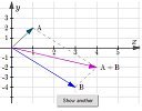 Vector addition using SVG graphs