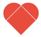 Valentine's heart - geometric interpretation