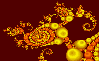 Fractal image from complex numbers
