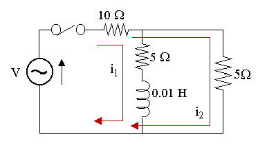 Parallel RL circuit diagram