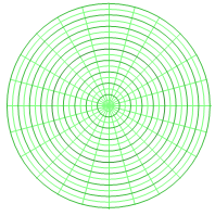 polar graph paper