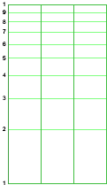 semi-logarithmic graph paper vertical