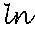 LN - natural logarithm