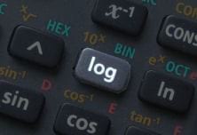log button on calculator