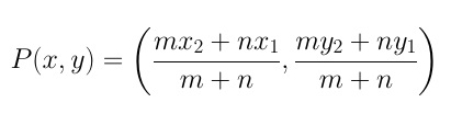 Internal Division of a Line Segment