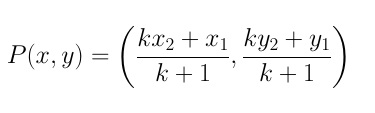 Internal Division of a Line Segment