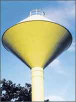 conical water storage