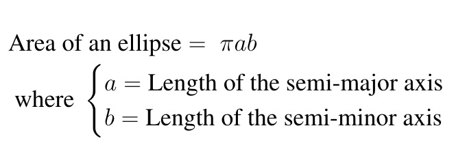 How to Find the Area of an Ellipse