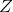 {Z}
