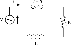 RL circuit diagram