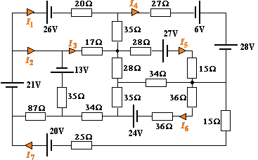circuit diagram - finding 7 currents