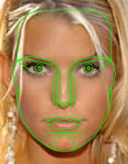 Jessica Simpson and Marquardt mask