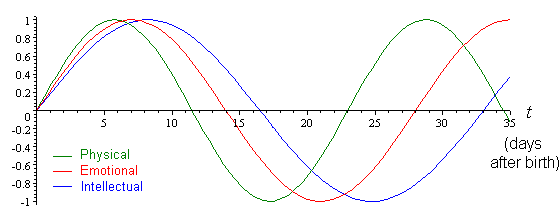 biorhythms graph