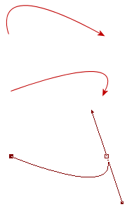 bezier arrows